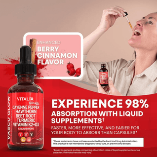 Vitalia Cayenne Pepper Hawthorn Liquid Drops