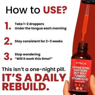 Vitalia Cayenne Pepper Hawthorn Liquid Drops