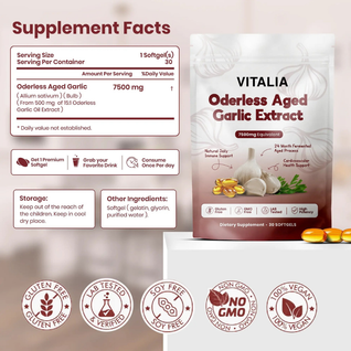 Vitalia Aged Garlic Extract Softgels