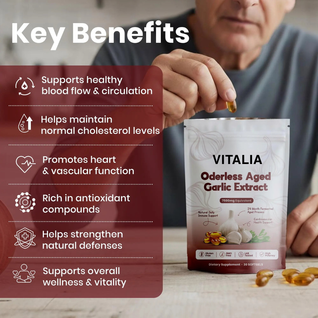 Vitalia Aged Garlic Extract Softgels