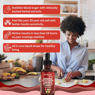 Vitalia Berberine Ceylon Cinnamon Liquid Drops
